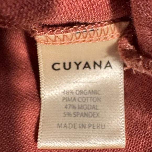 Cuyana French Terry Puff Sleeve Sweatshirt Deep Blush Pink Womens Size XS - Picture 5 of 9